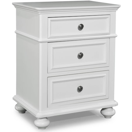 Nightstand with 3 Drawers